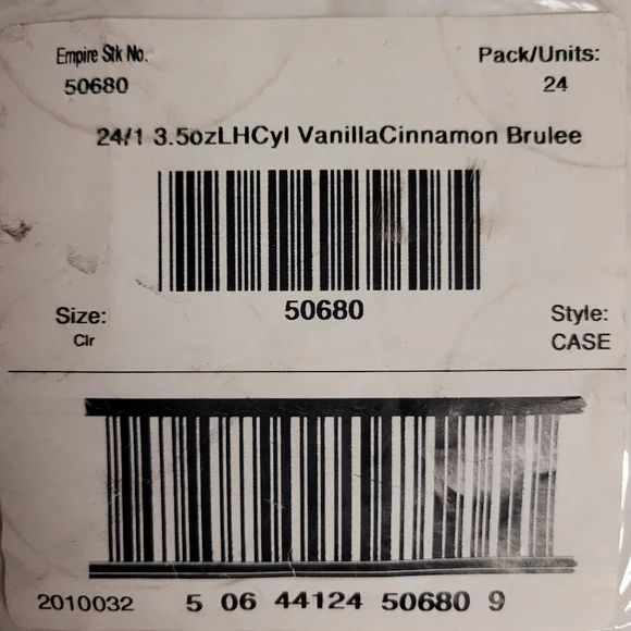 3/$5 Candles Vanilla Cinnamon 3.5oz Glass Covered Jar NEW - Picture 7 of 12